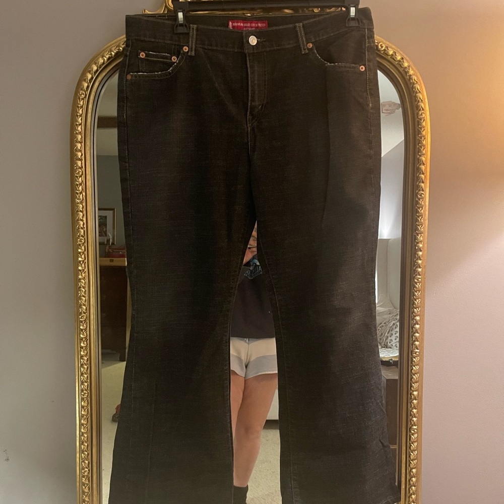 Levi's Nouveau Boot Cut Stretch Jeans - Black